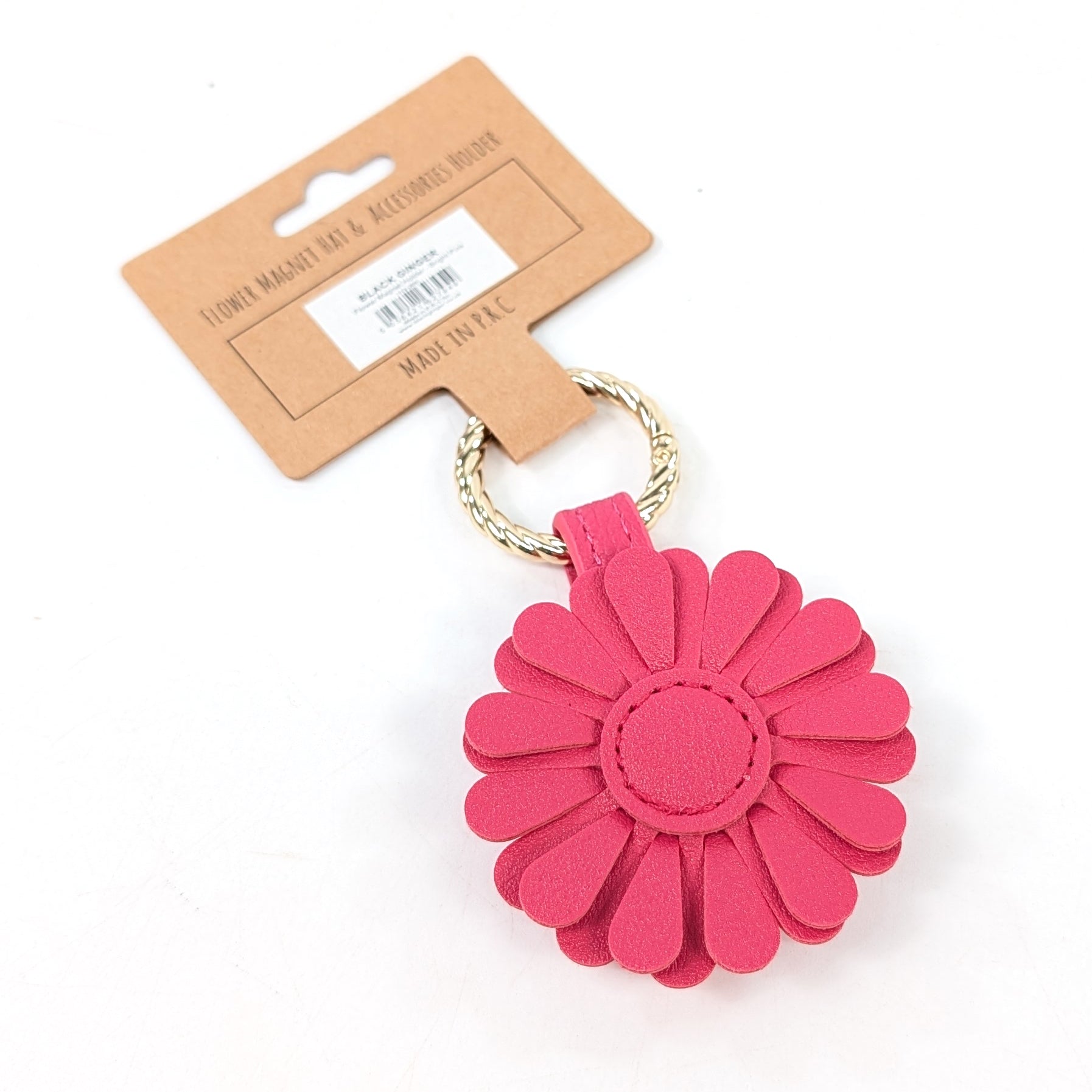 Flower Magnet Holder - Bright Pink