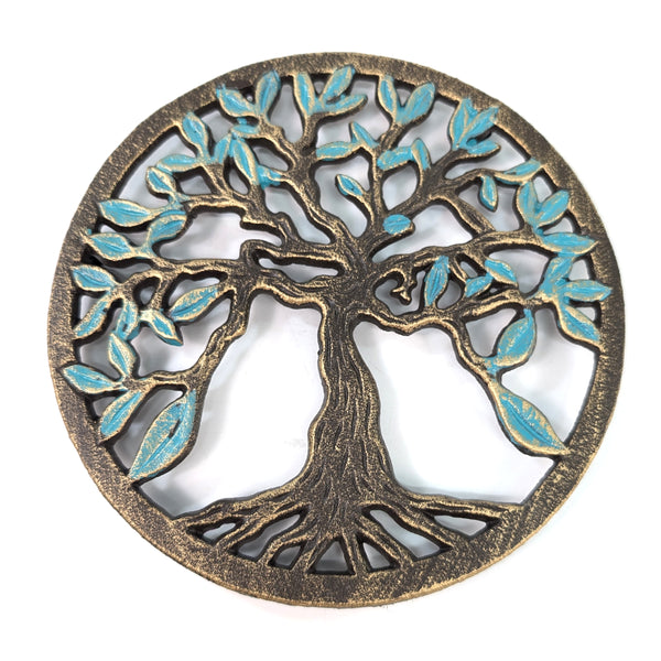 Cast Iron Trivet - Tree of Life