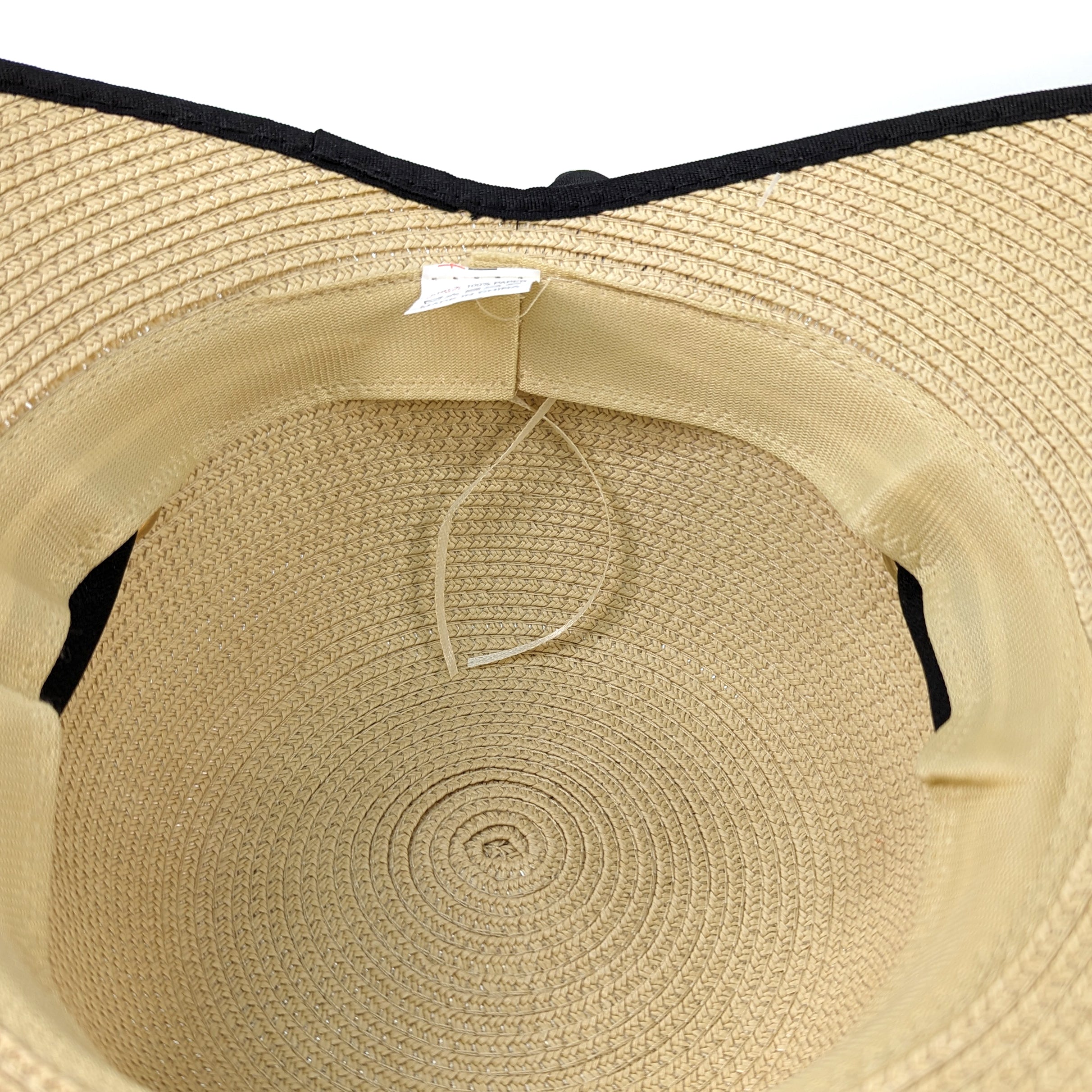 Open Back Multiway Foldable Hat - Natural