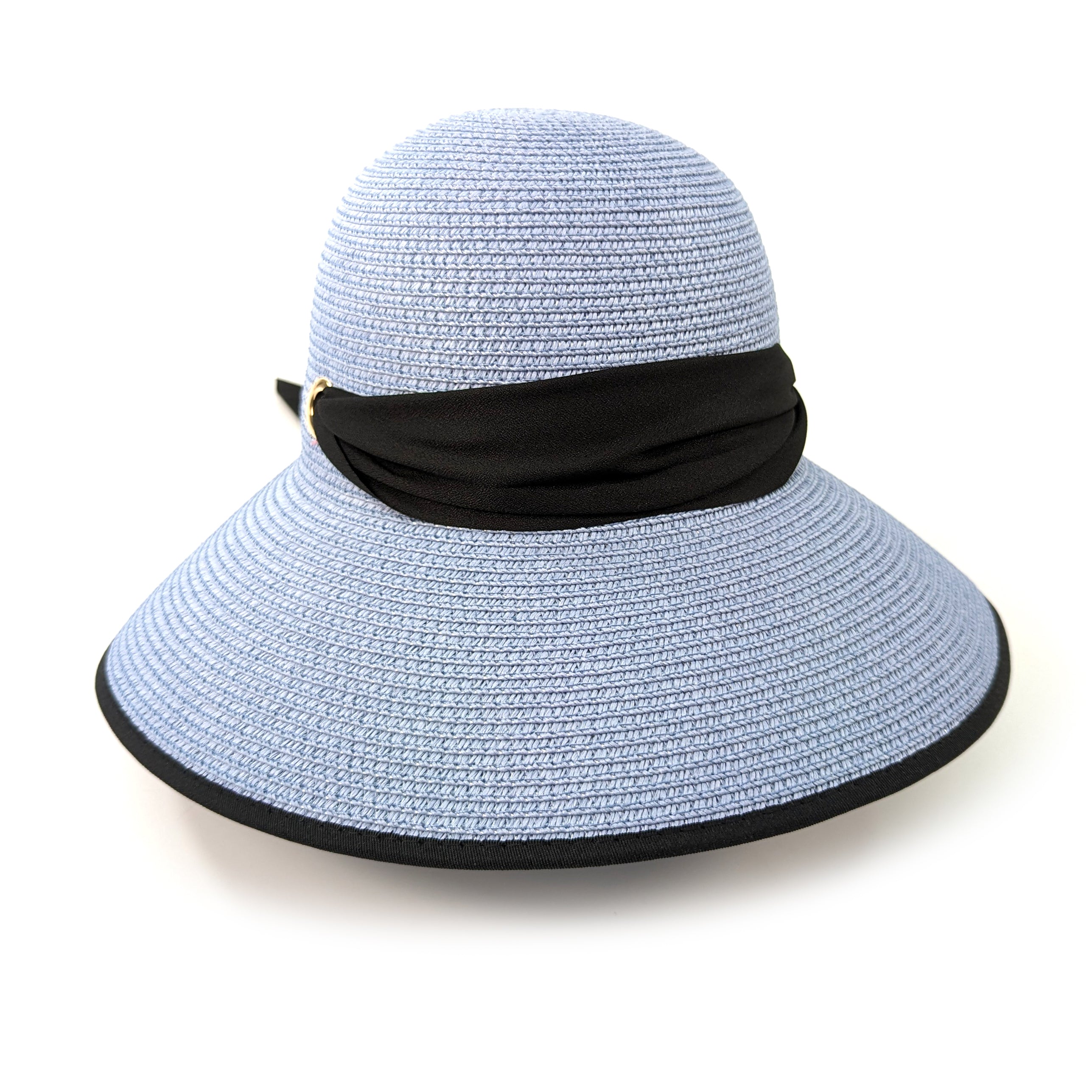 Open Back Multiway Foldable Hat - Denim Blue