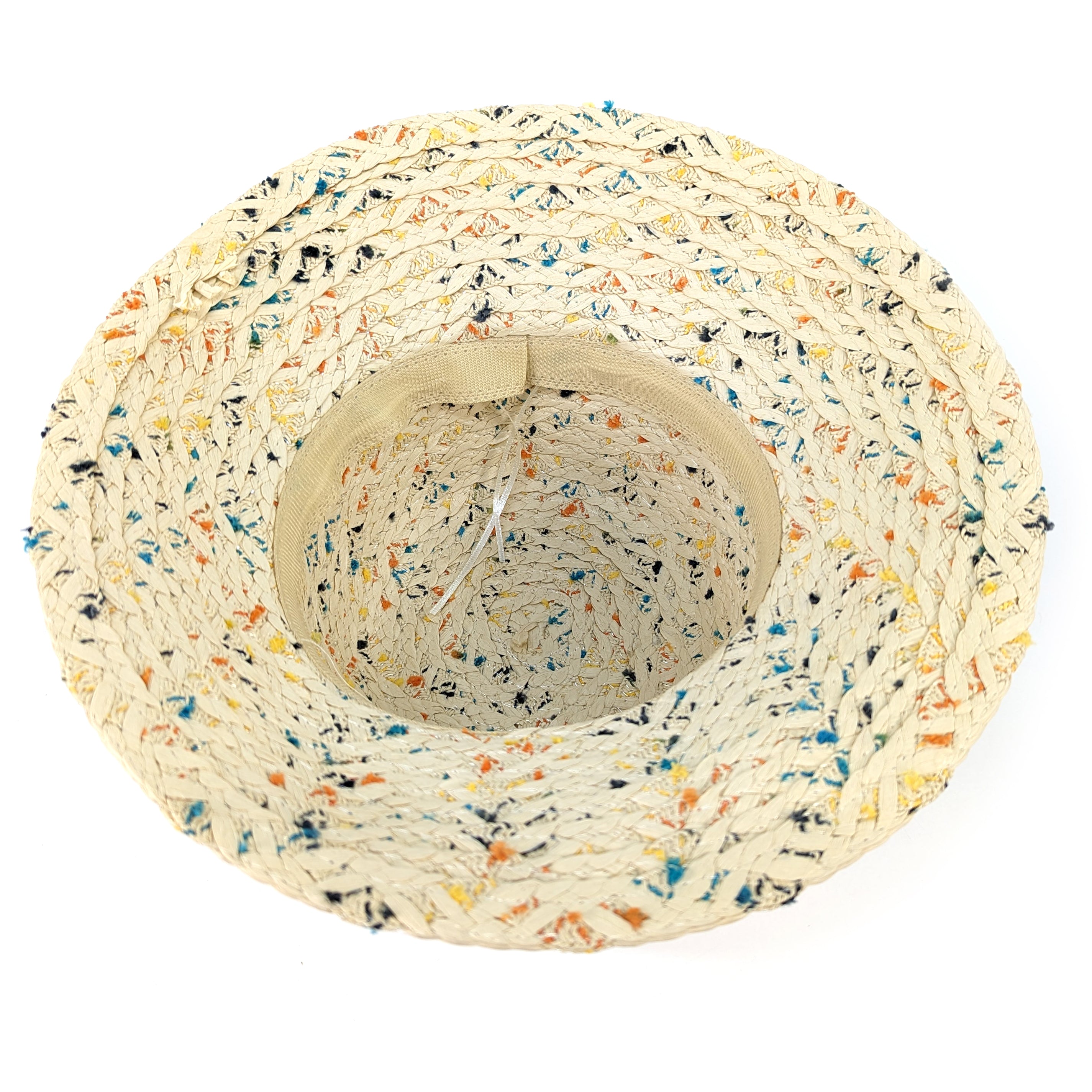 Confetti Cloche Foldable Hat - Cream