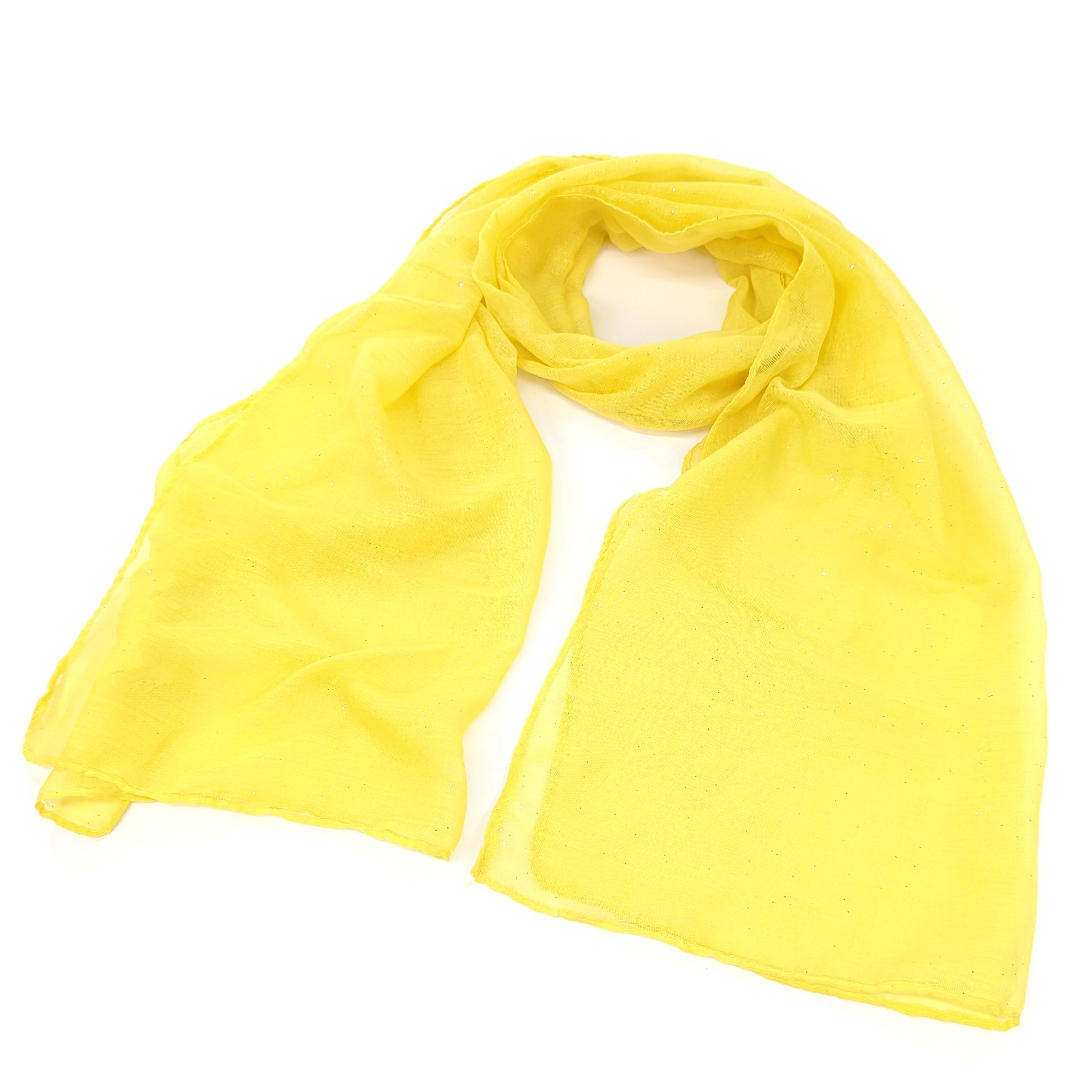 Viano - Sparkle Scarf - Sunshine Yellow (50x180cm)