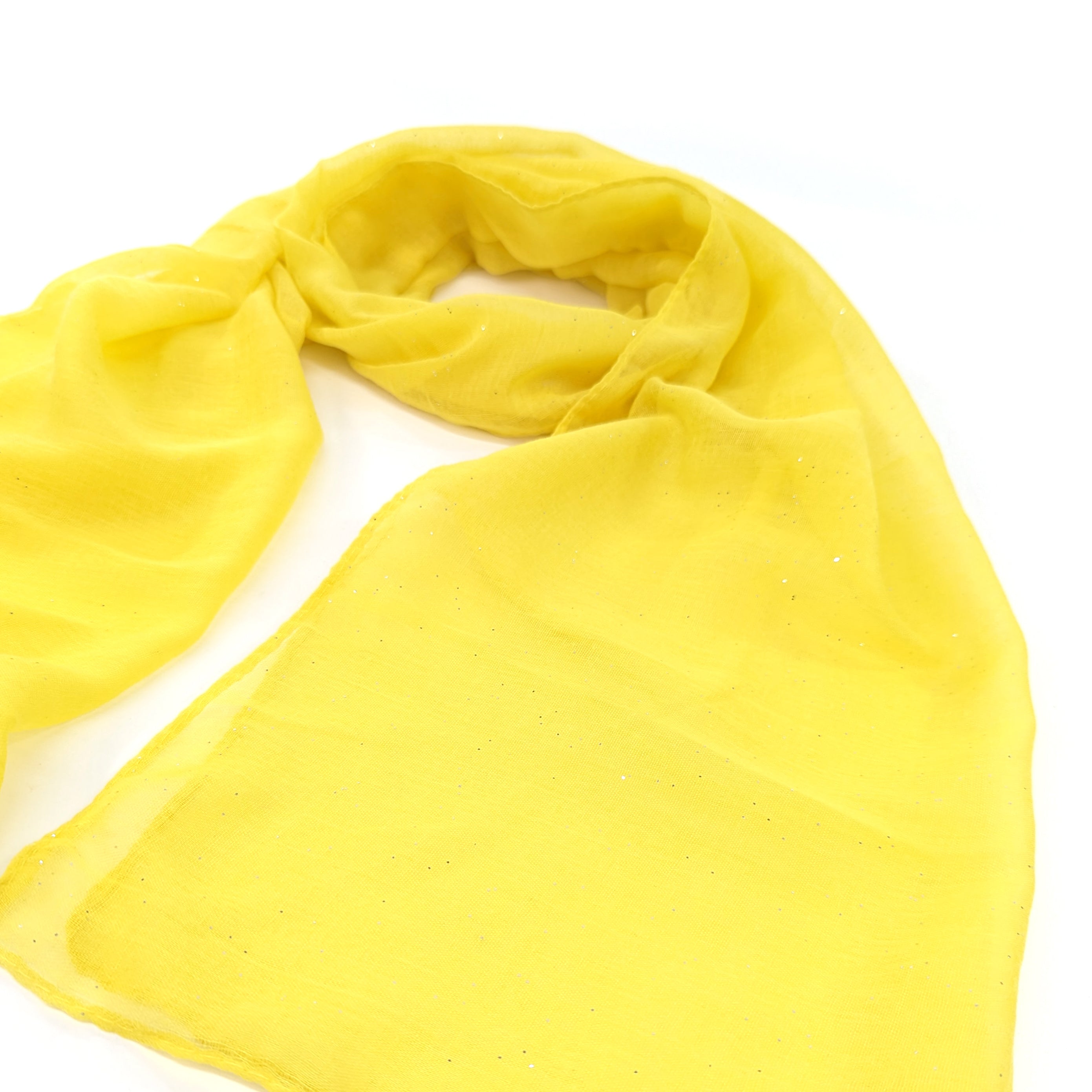 Viano - Sparkle Scarf - Sunshine Yellow (50x180cm)