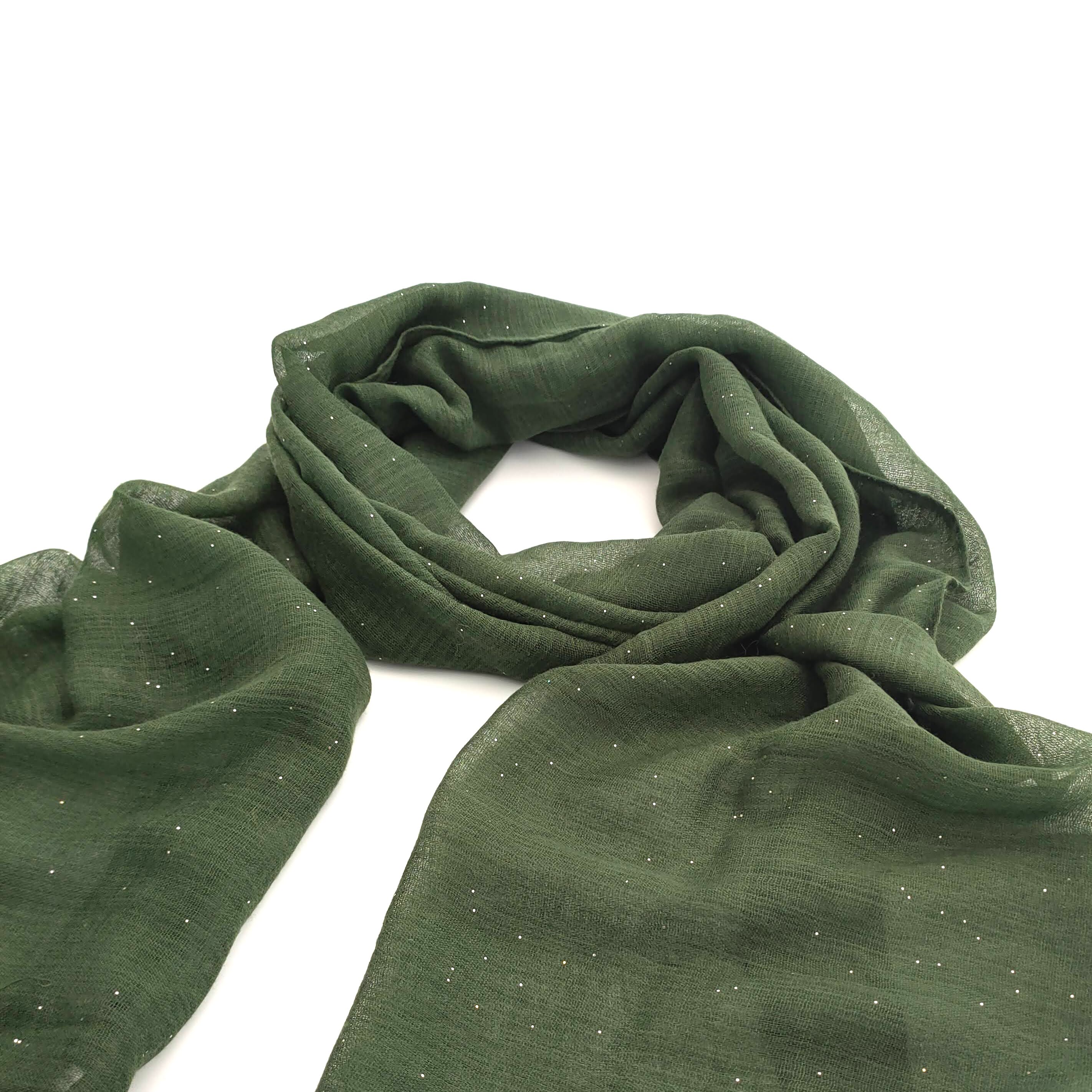 Viano - Sparkle Scarf - Rainforest Green (50x180cm)