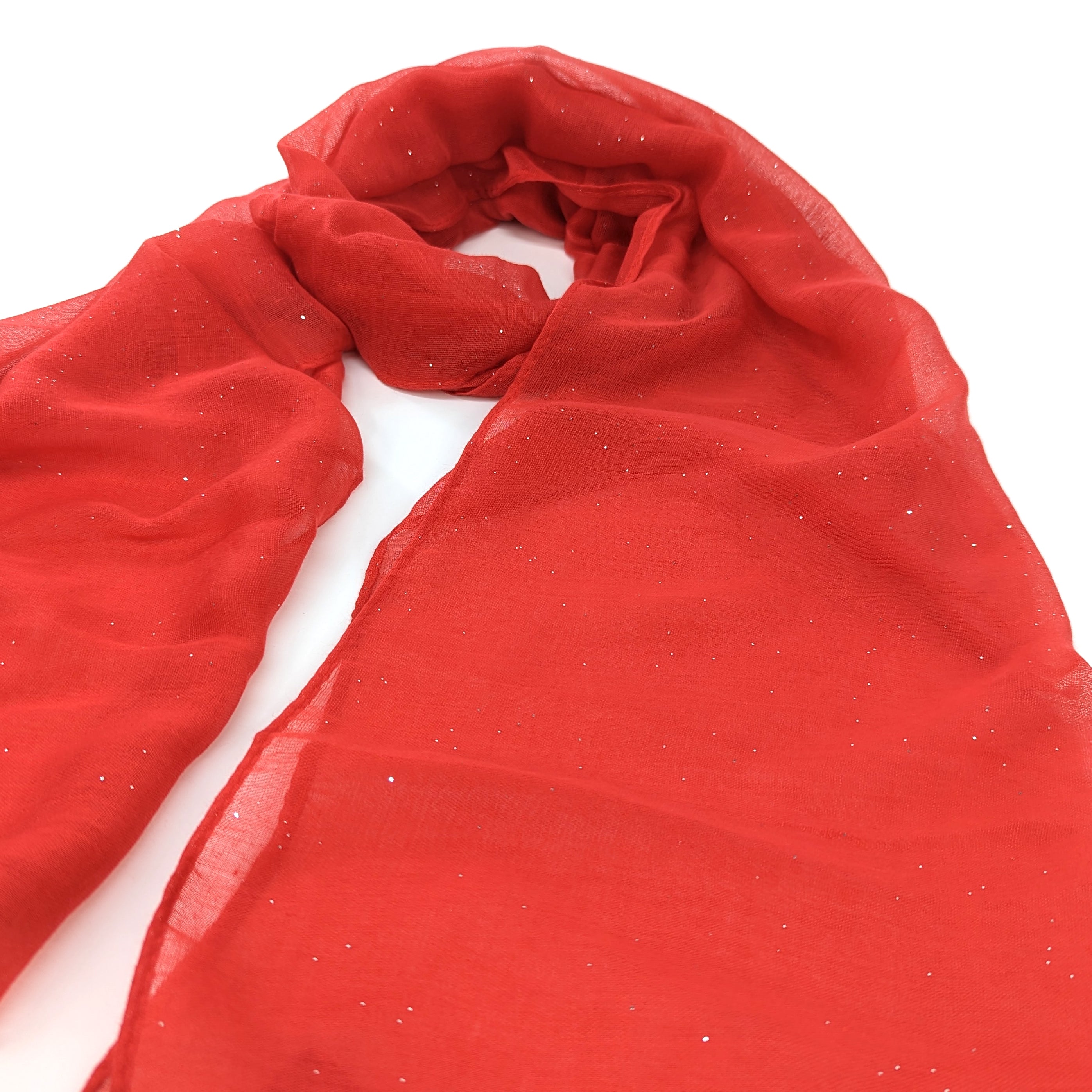 Viano - Sparkle Scarf - Crimson Red (50x180cm)
