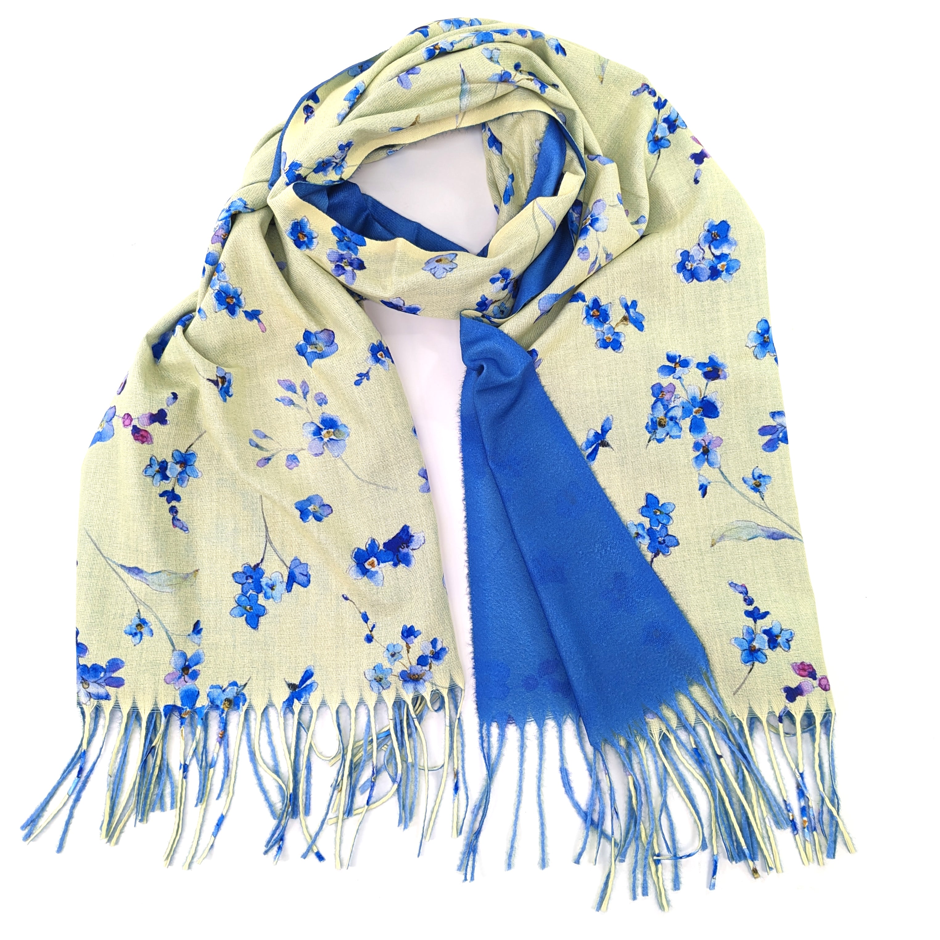 Forget Me Not Scarf Pashmina (70x180cm)