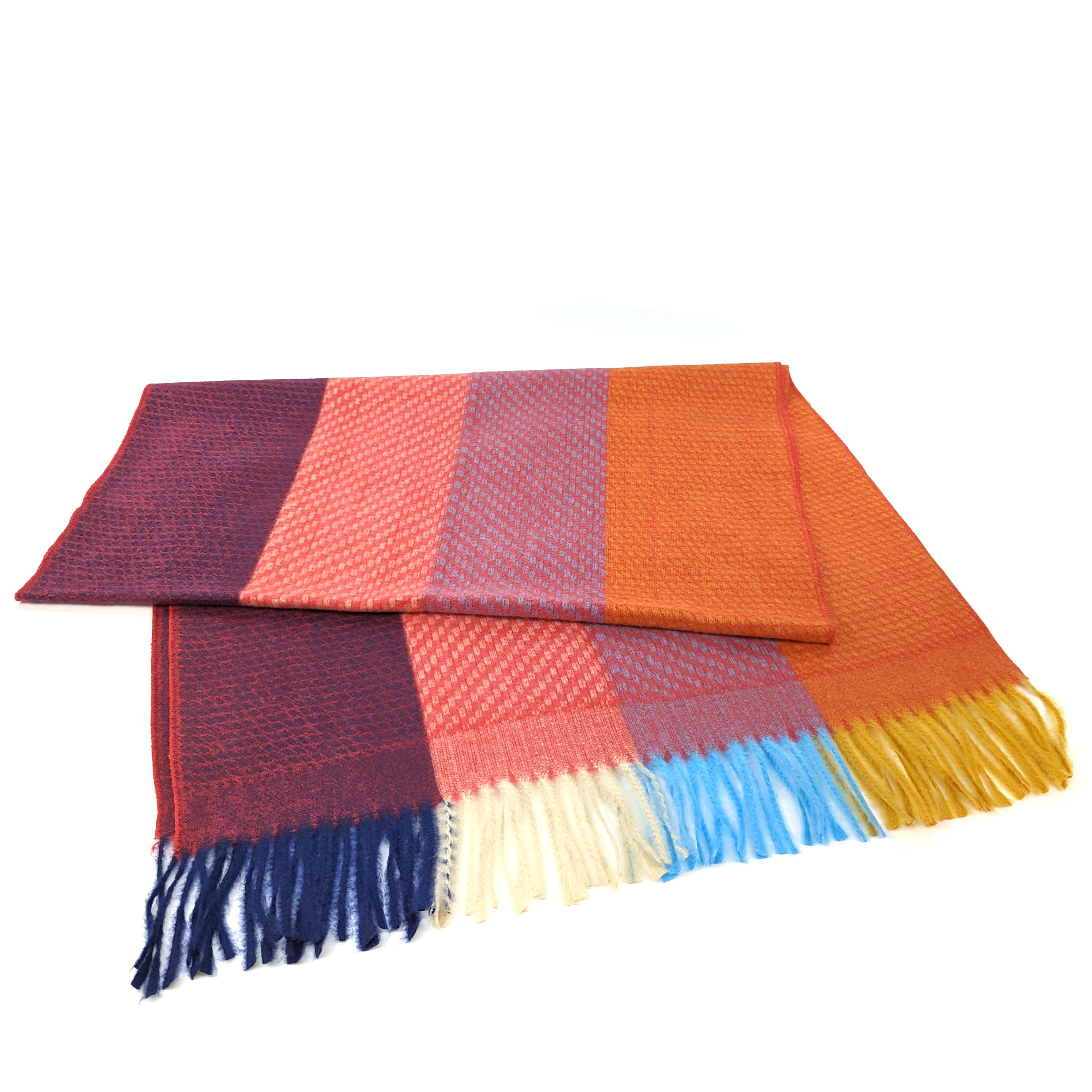 Nenet - Thick Lined Scarf - Winter Sangria
