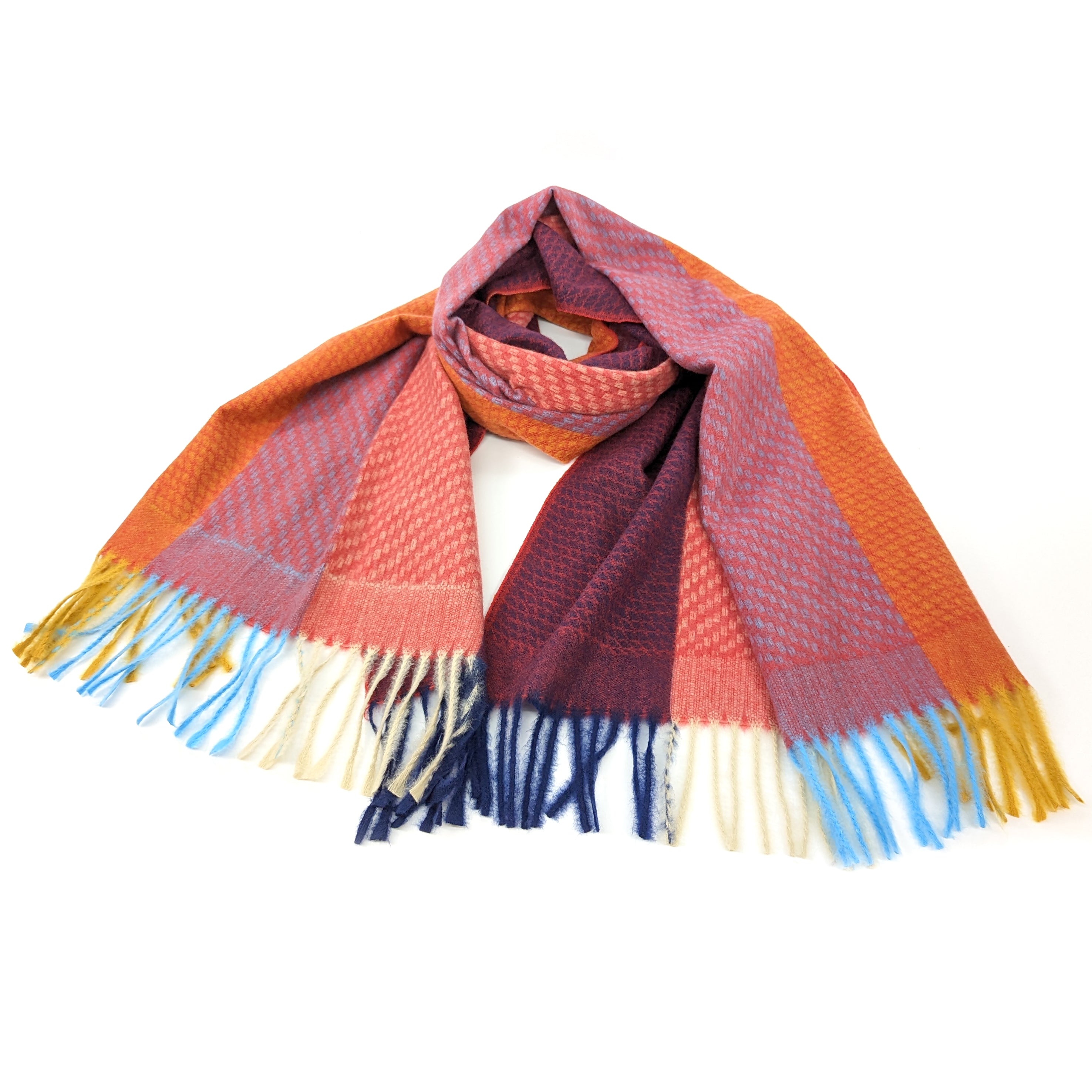 Nenet - Thick Lined Scarf - Winter Sangria