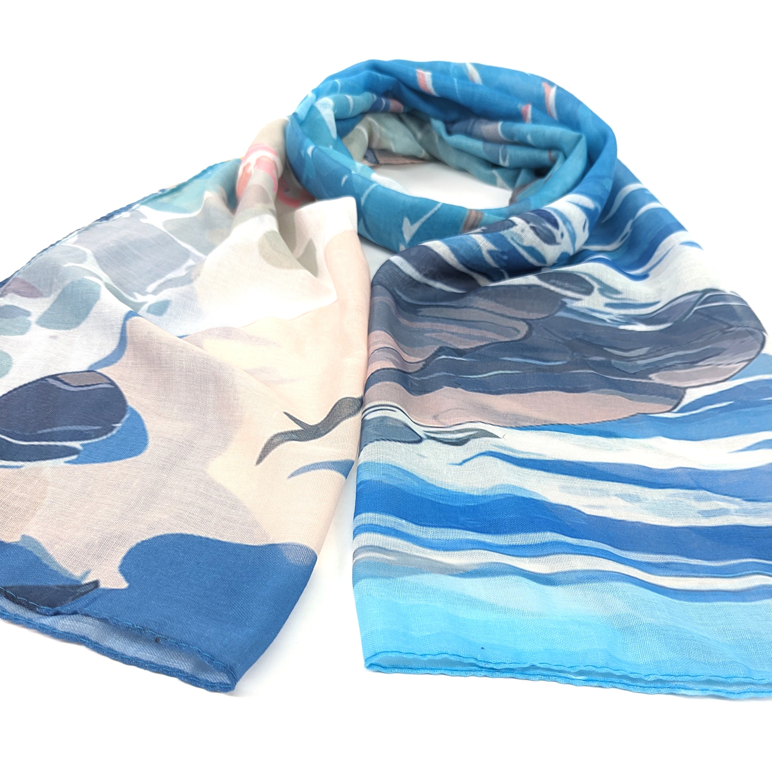 Beach Please Scarf - Exclusive Design (50x180cm)