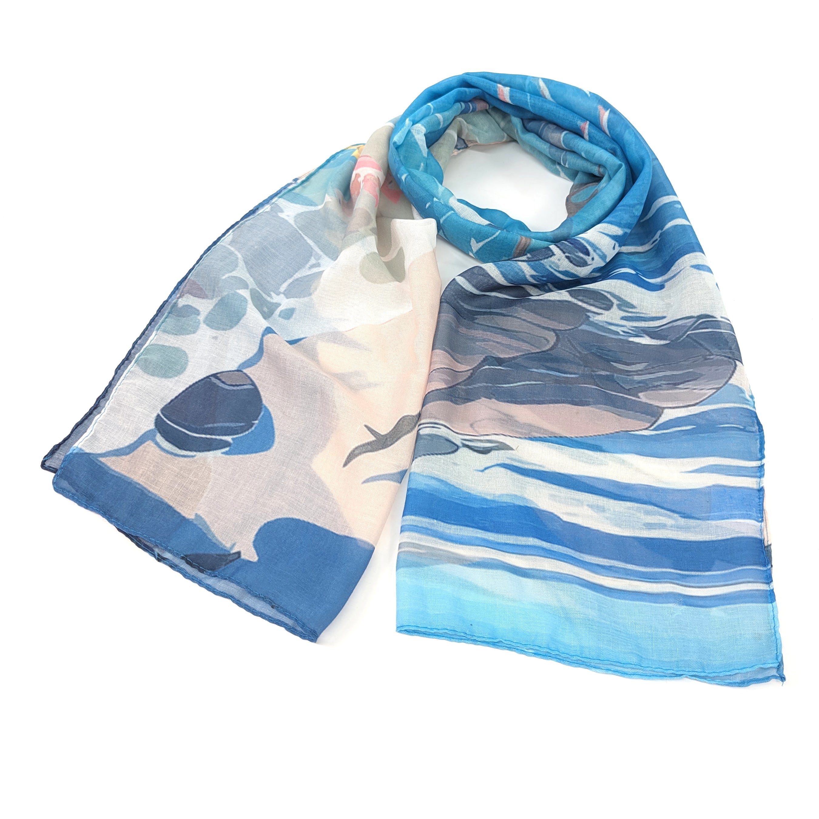 Beach Please Scarf - Exclusive Design (50x180cm)