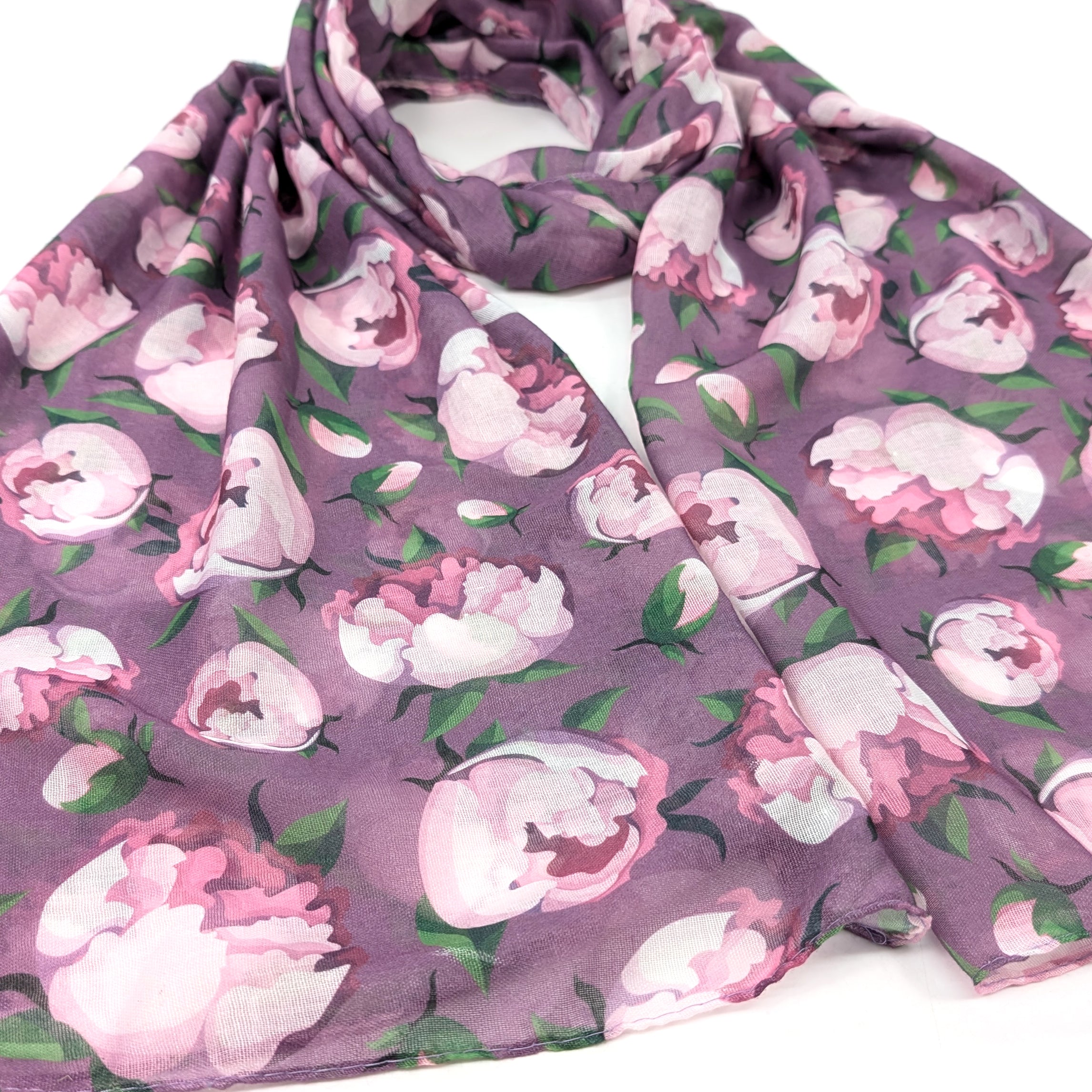 Purple Peonies (50x180cm) - Exclusive Design