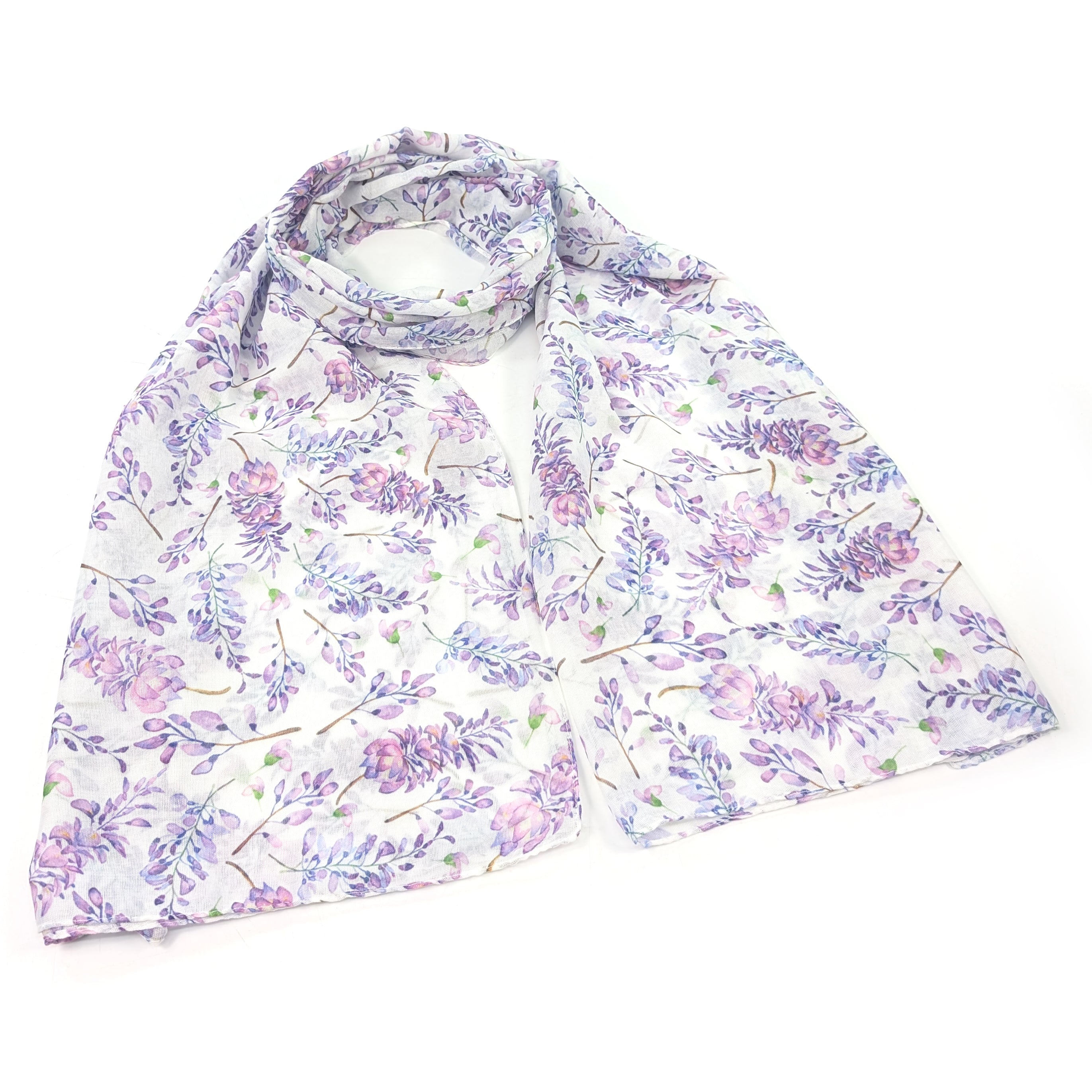 Wisteria Scarf (50x180cm) - Exclusive Design