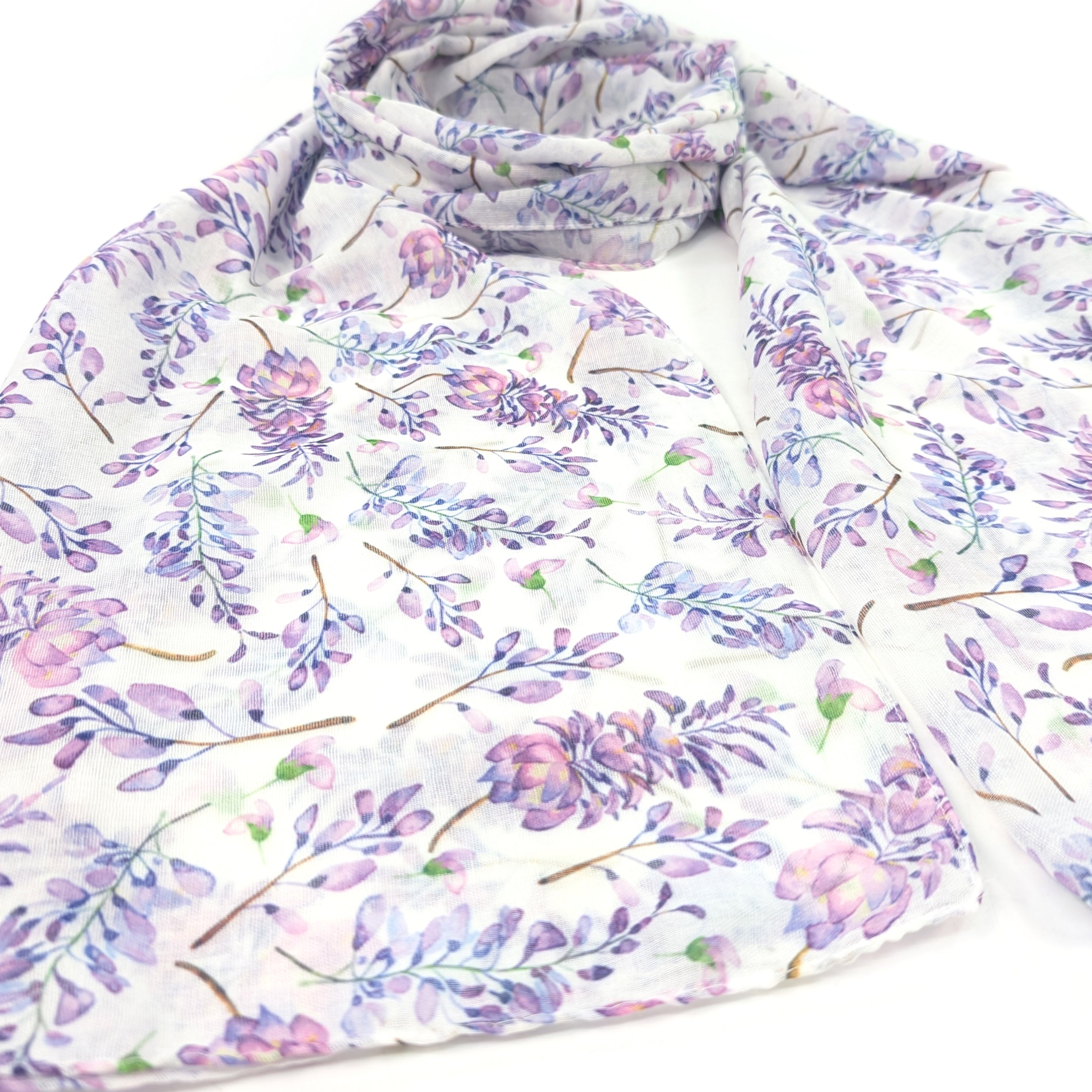 Wisteria Scarf (50x180cm) - Exclusive Design