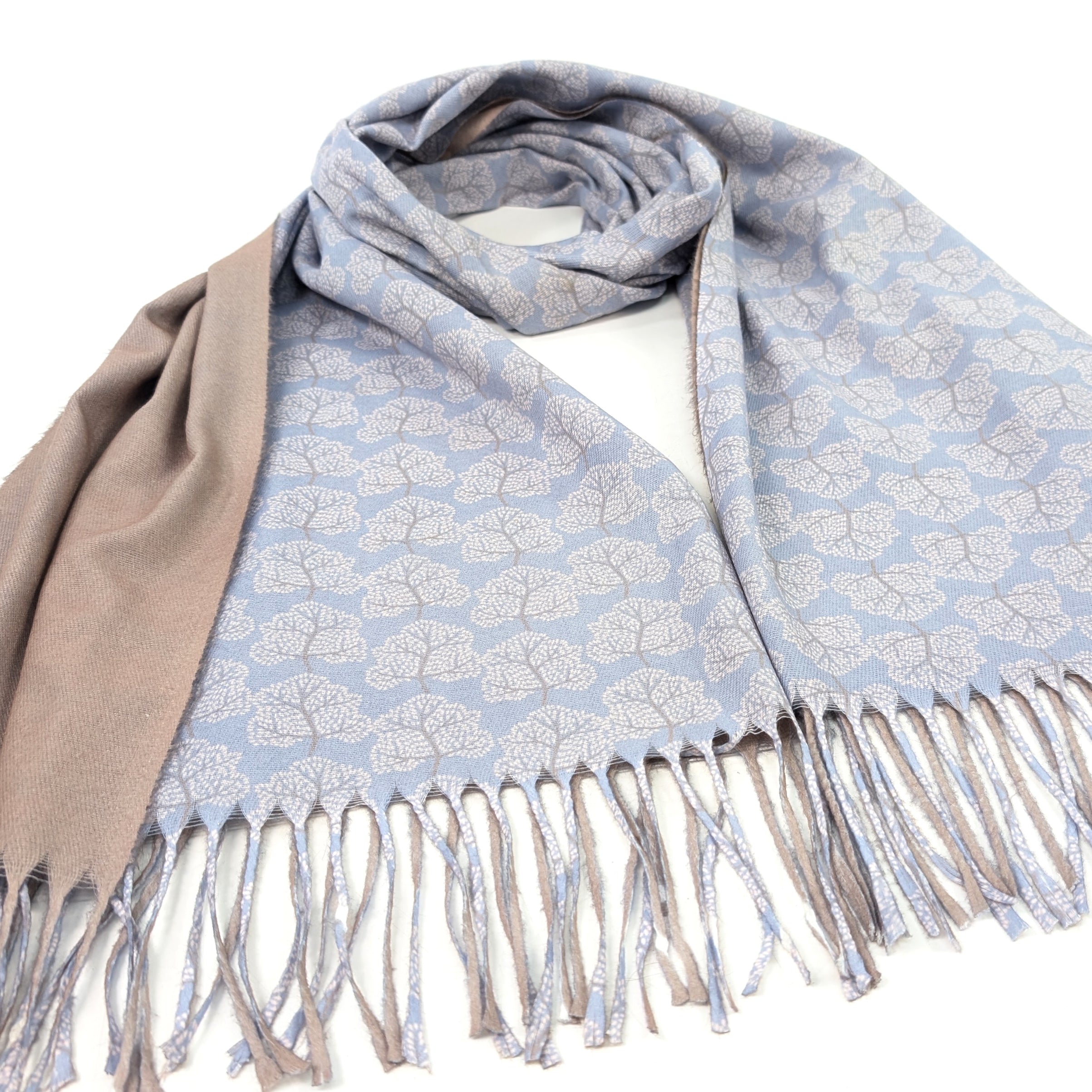 Lilac Tree of Life Pashmina (70x180cm) - Exclusive Design