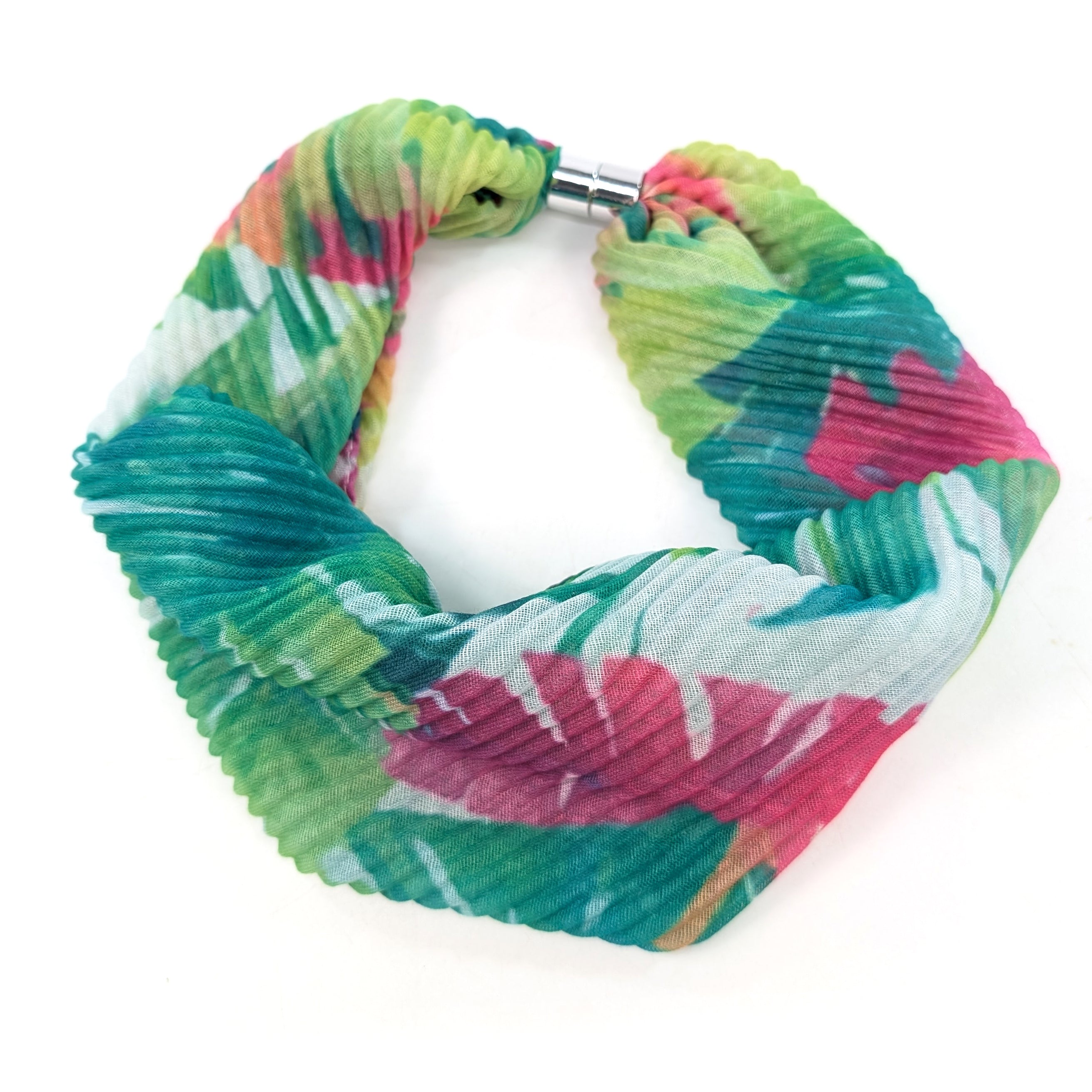 Bright Tropical Magnetic Neck Scarf - Exclusive Design