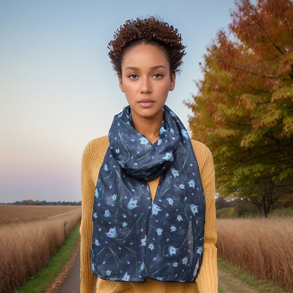 Campanula Scarf (70x180cm) - Exclusive Design