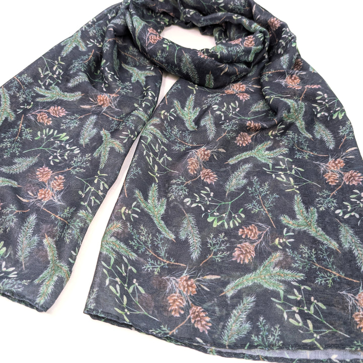 Fir Cone Scarf (70x180cm) - Exclusive Design