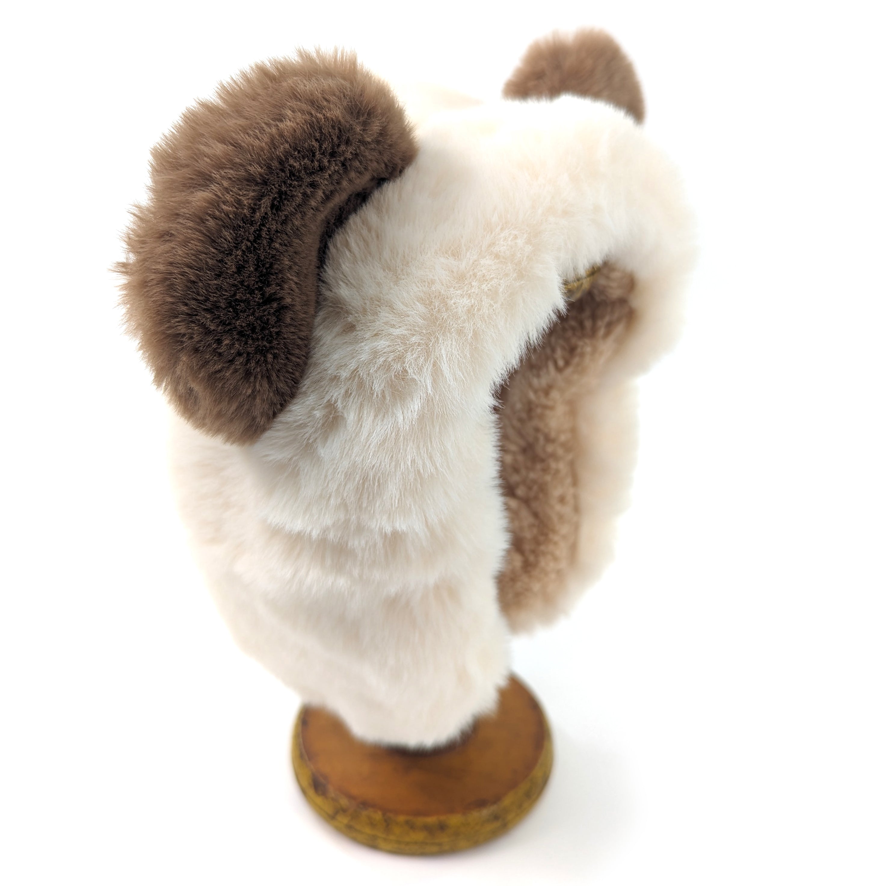 Bear Ear Head Band/Muffs - White