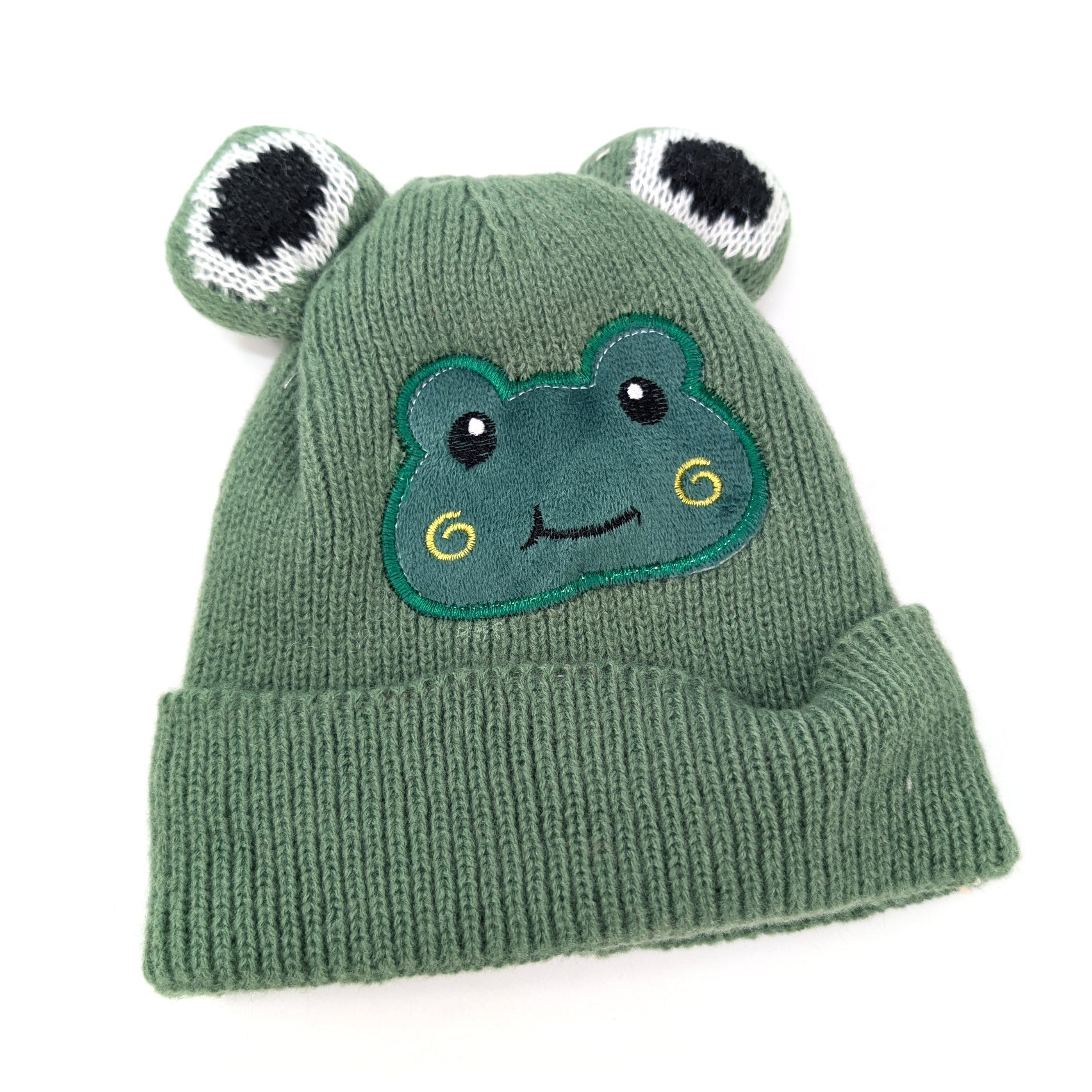 Francesca Frog Children's Hat (Small) - Green