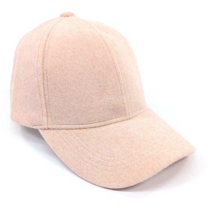 Wool Feel Cap - Pink