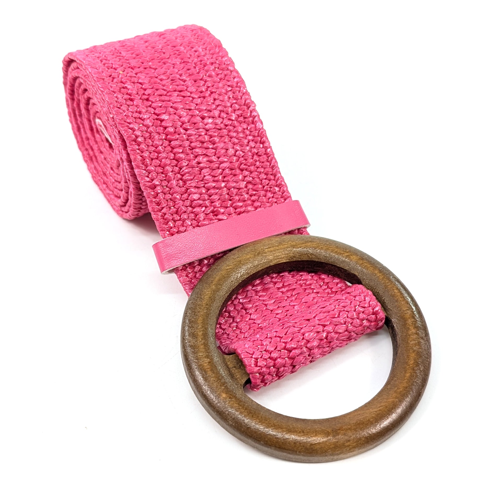 Belted in Nature - Eco Friendly Paper Belt - Pink