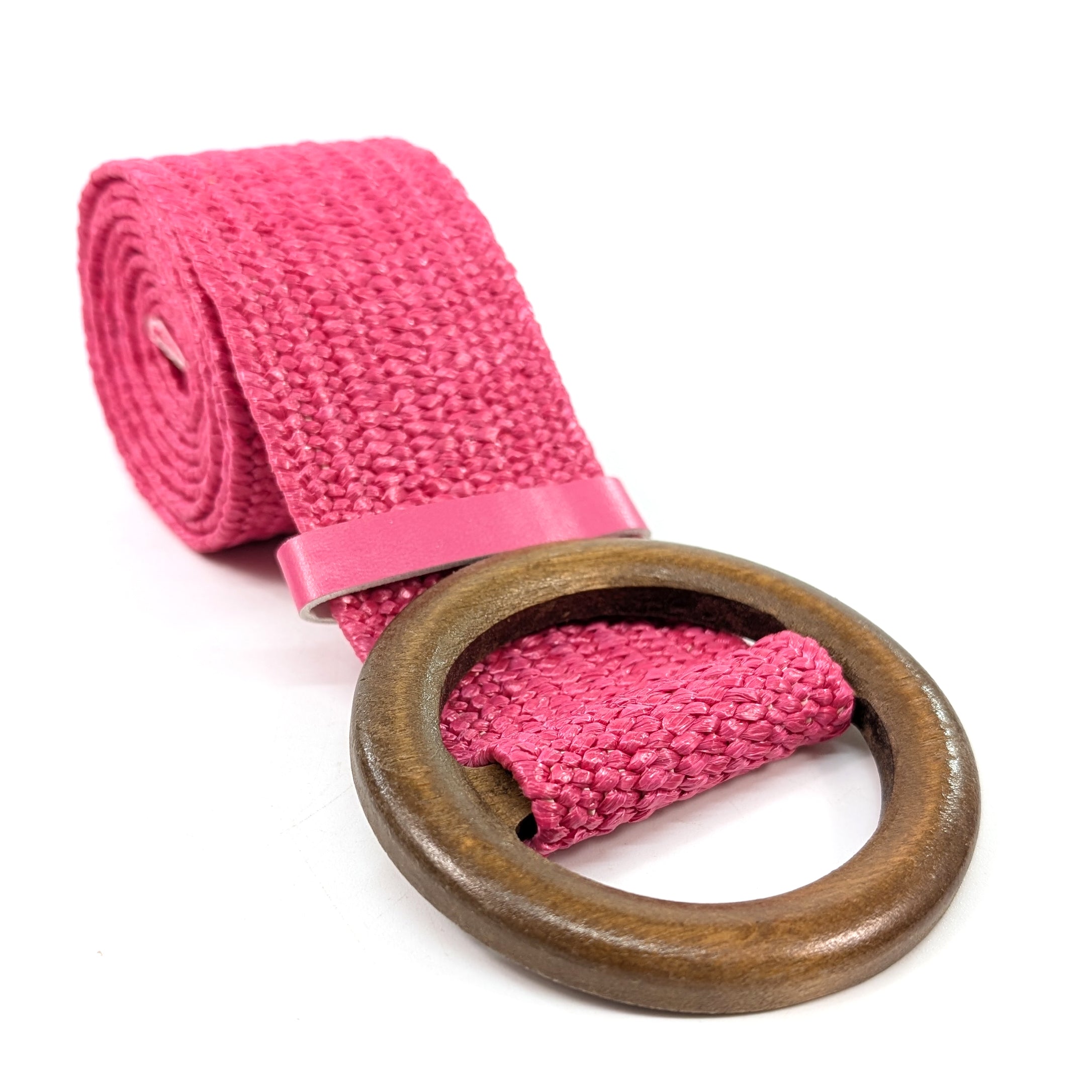 Belted in Nature - Eco Friendly Paper Belt - Pink