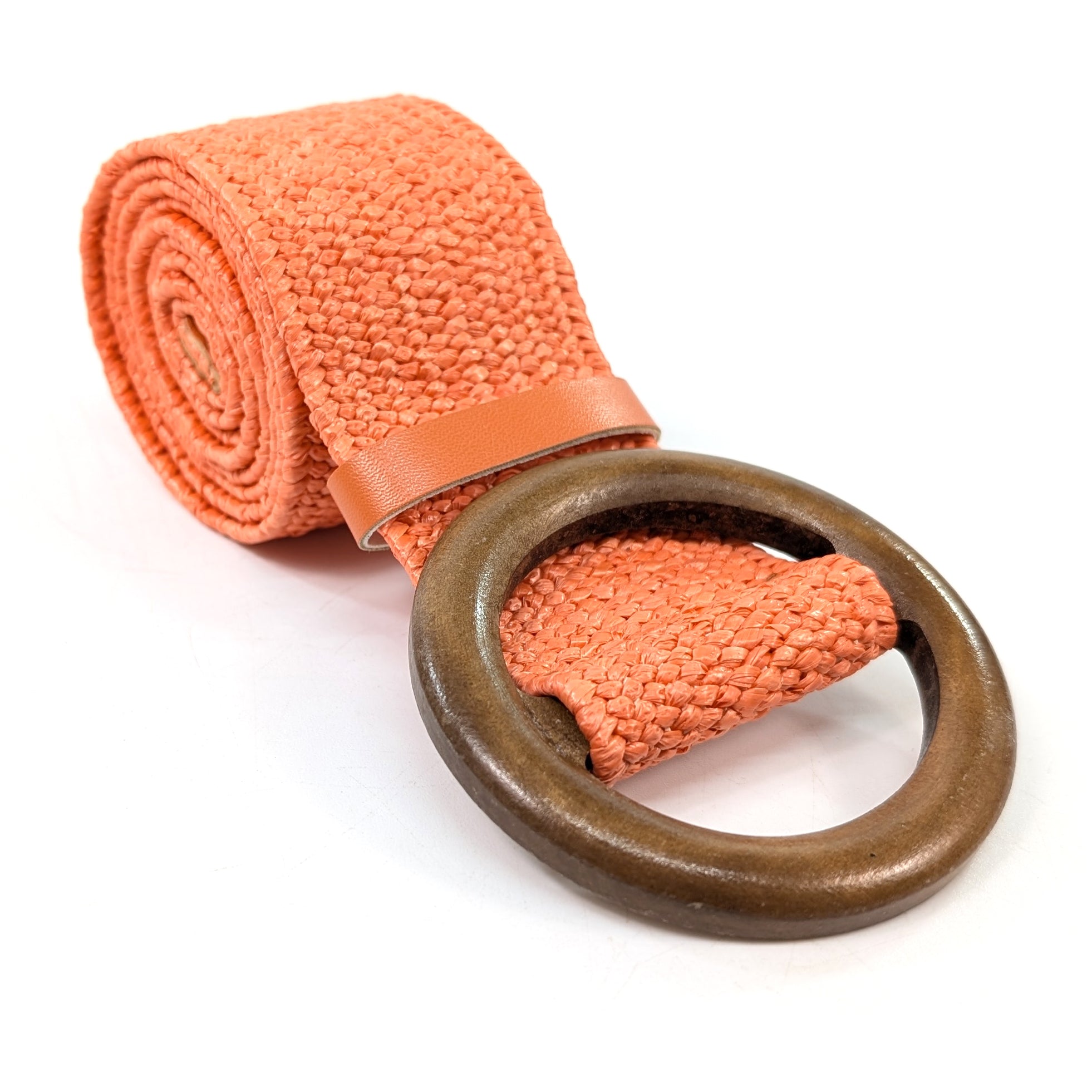 Belted in Nature - Eco Friendly Paper Belt - Orange