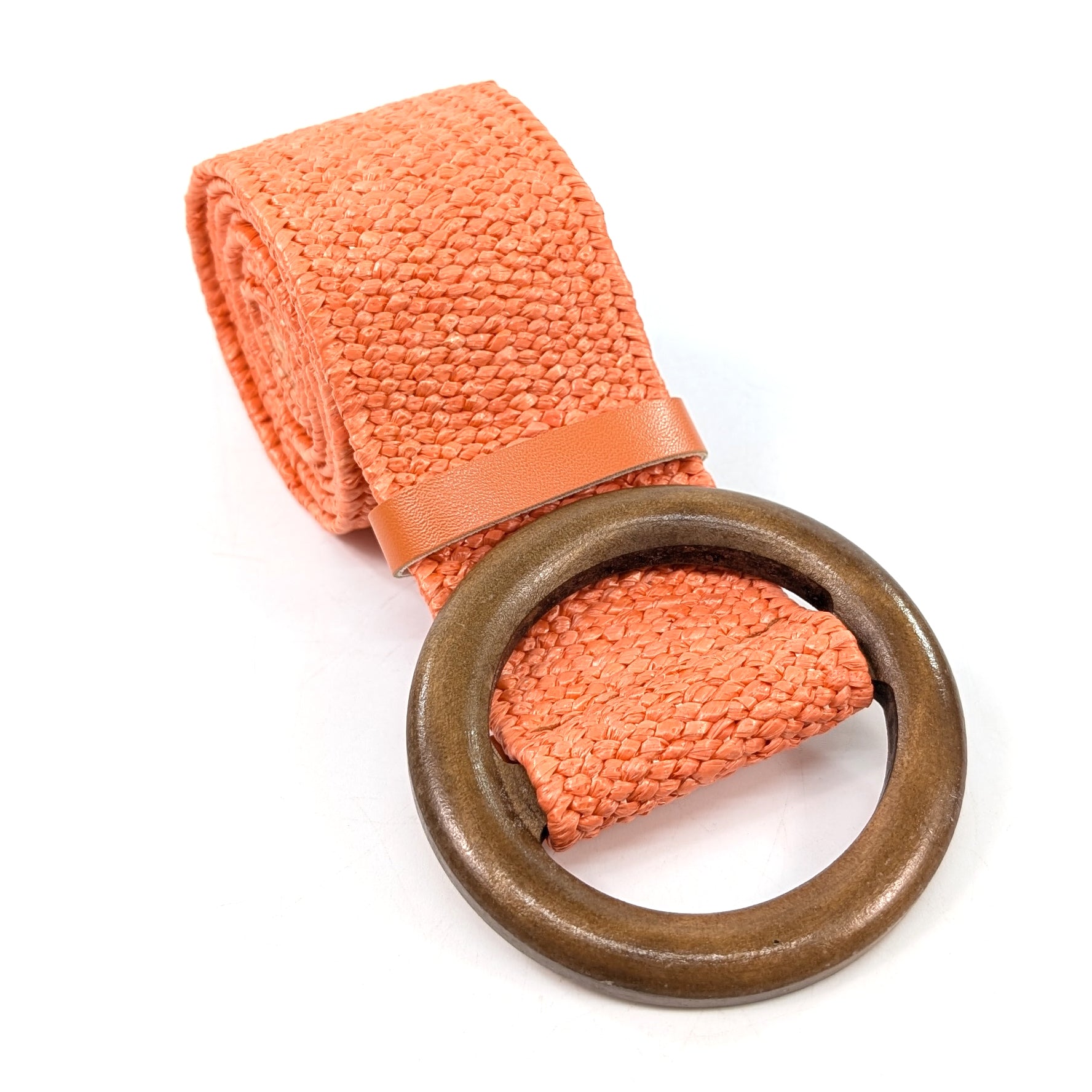 Belted in Nature - Eco Friendly Paper Belt - Orange