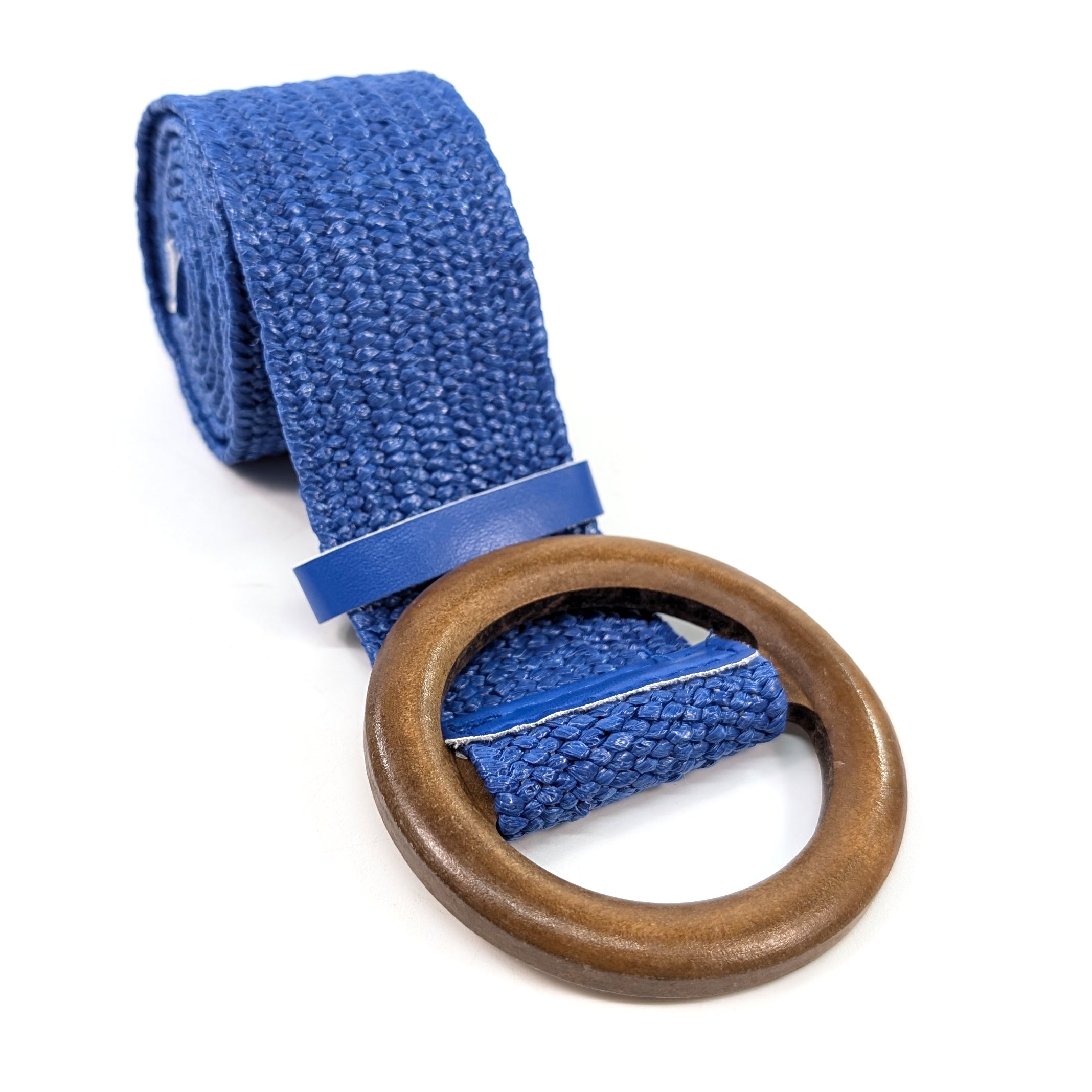 Belted in Nature - Eco Friendly Paper Belt - Blue