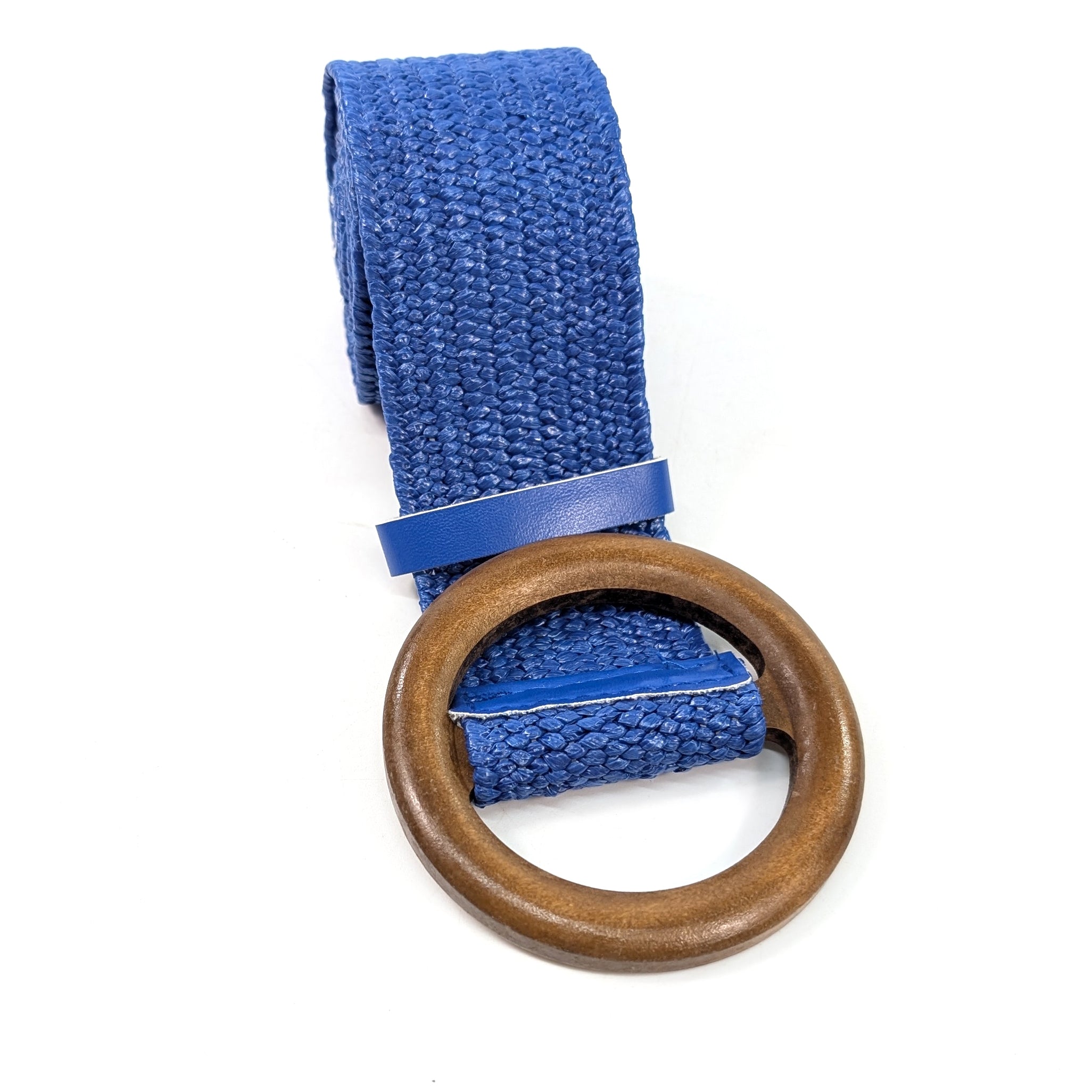 Belted in Nature - Eco Friendly Paper Belt - Blue