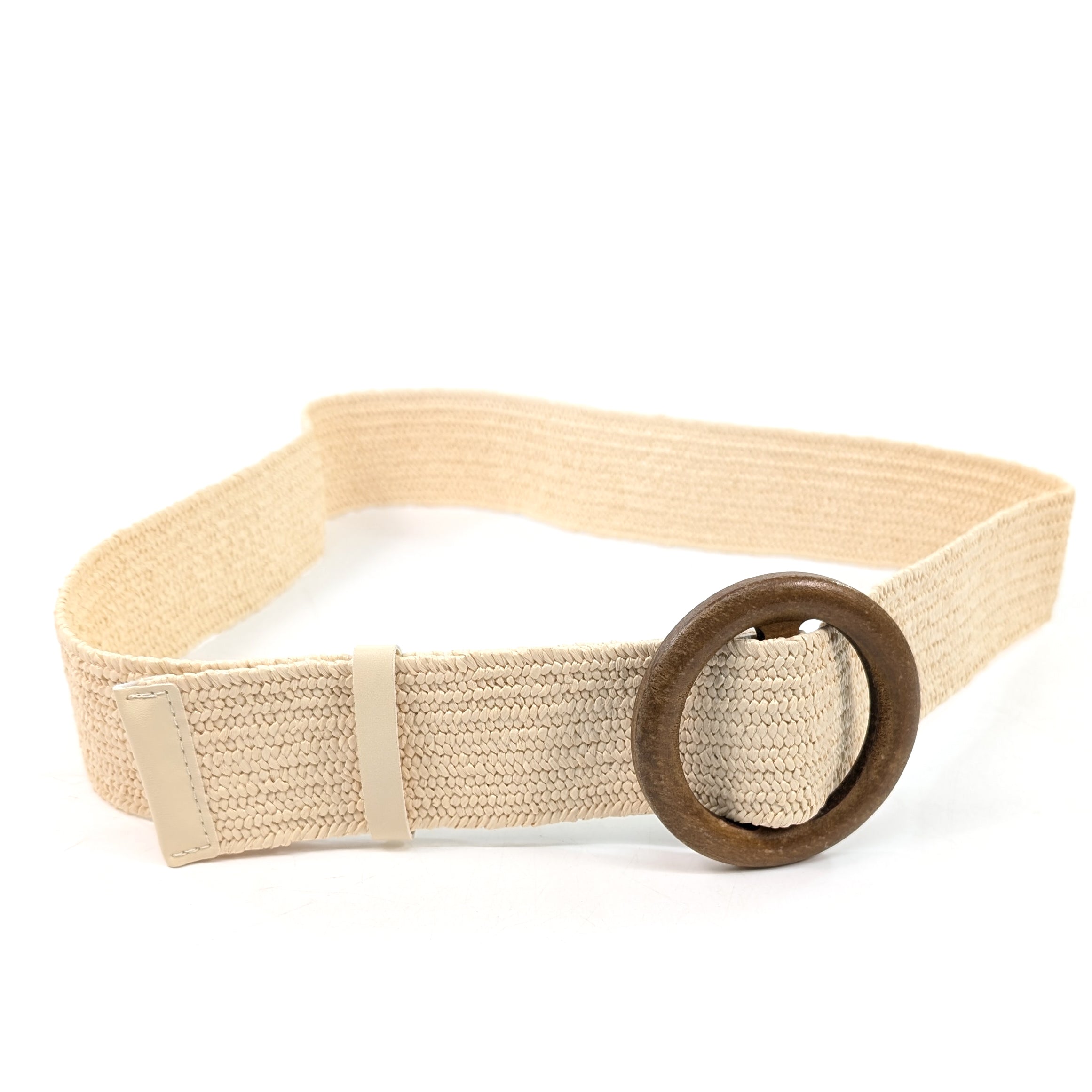 Belted in Nature - Eco Friendly Paper Belt - Cream