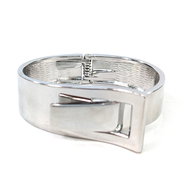 Buckle Bangle (in Gift Box) - Silver
