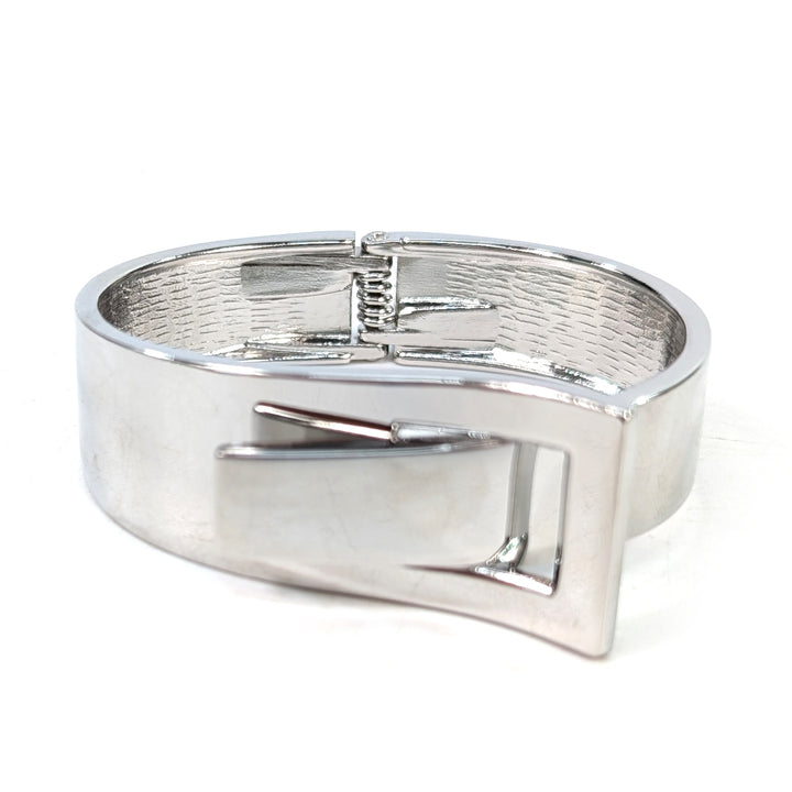 Buckle Bangle (in Gift Box) - Silver
