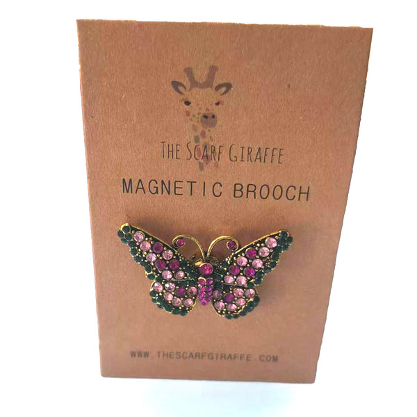 Magnetic Brooch - Fluttering Butterfly