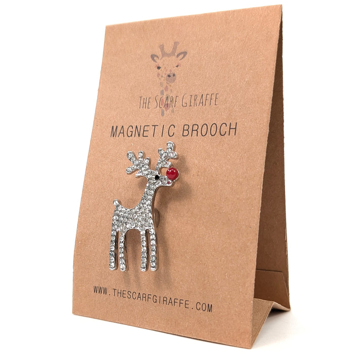 Magnetic Brooch - Radiant Reindeer