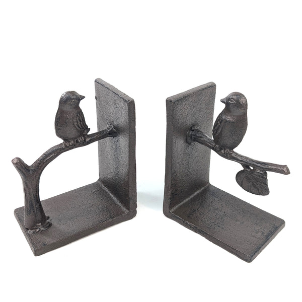 Cast Iron Bookends - Birds on a Branch
