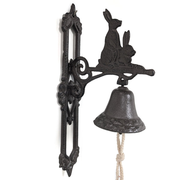Cast Iron Wall Mounted Bell - Rabbit