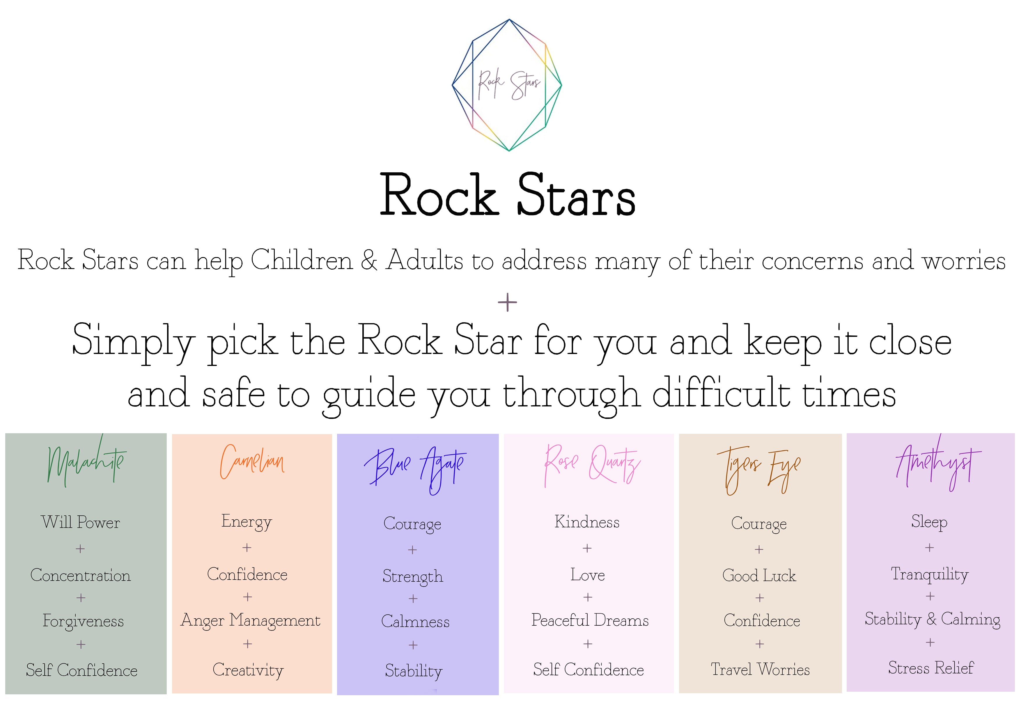 Wellness Rock Stars Display Set