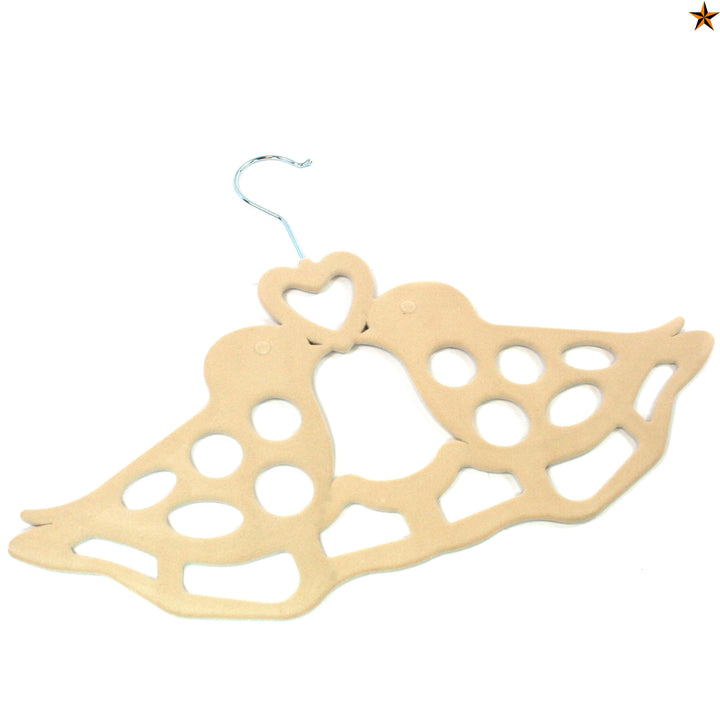 Scarf Hanger - Cream Love Birds 1