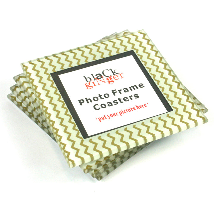 S/4 Photo Coasters - ZigZag 1