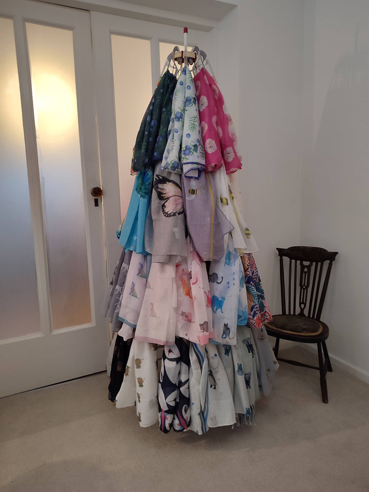 Scarf Display Tree - Free with 25 Packs of Scarves and 40 Hooks