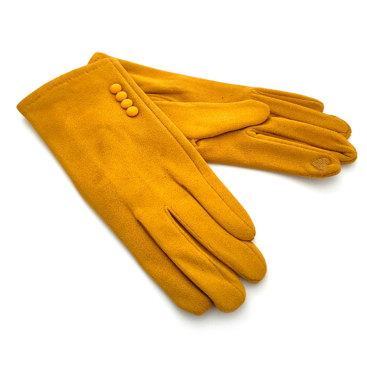 Bright Colour Gloves - Mustard
