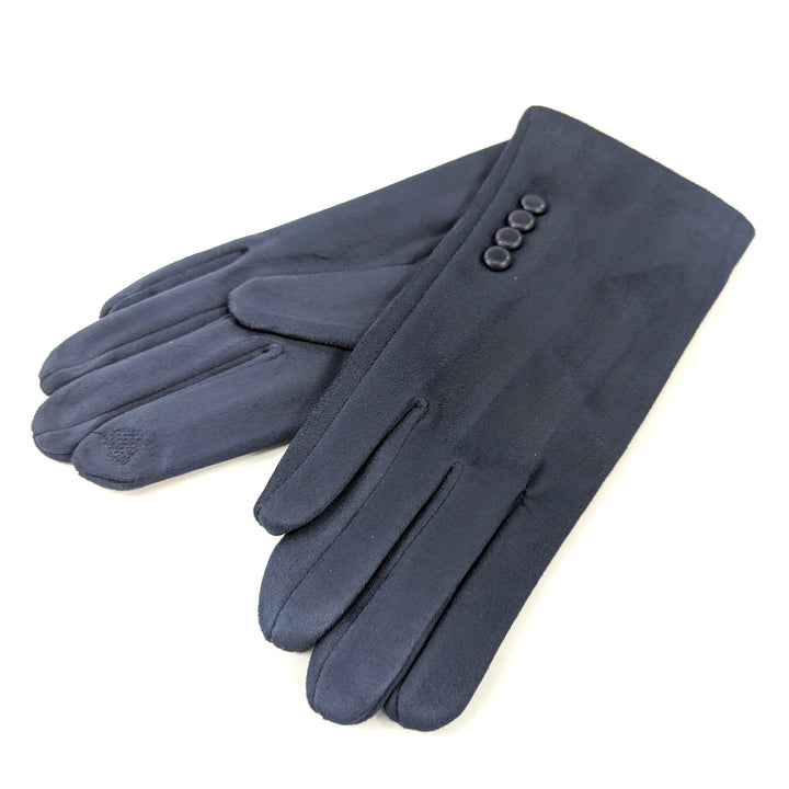 Bright Colour Gloves - Navy Blue