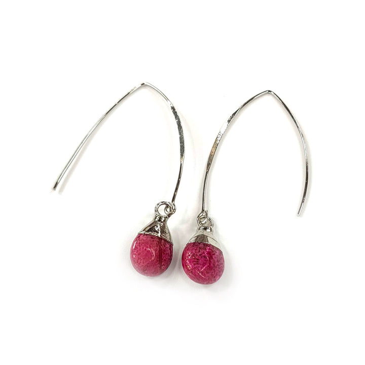 Pink Loop Earrings