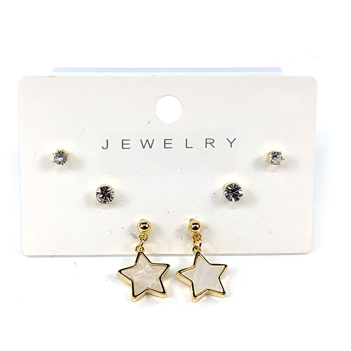 Shooting Stars - Set of 3 Earrings