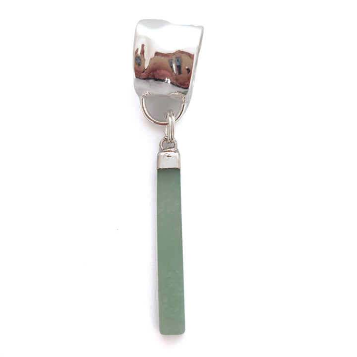 Green Jade Matchstick Scarf Jewellery