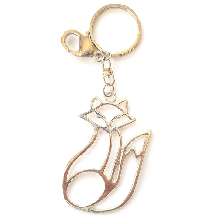 Silver Fox Keyring