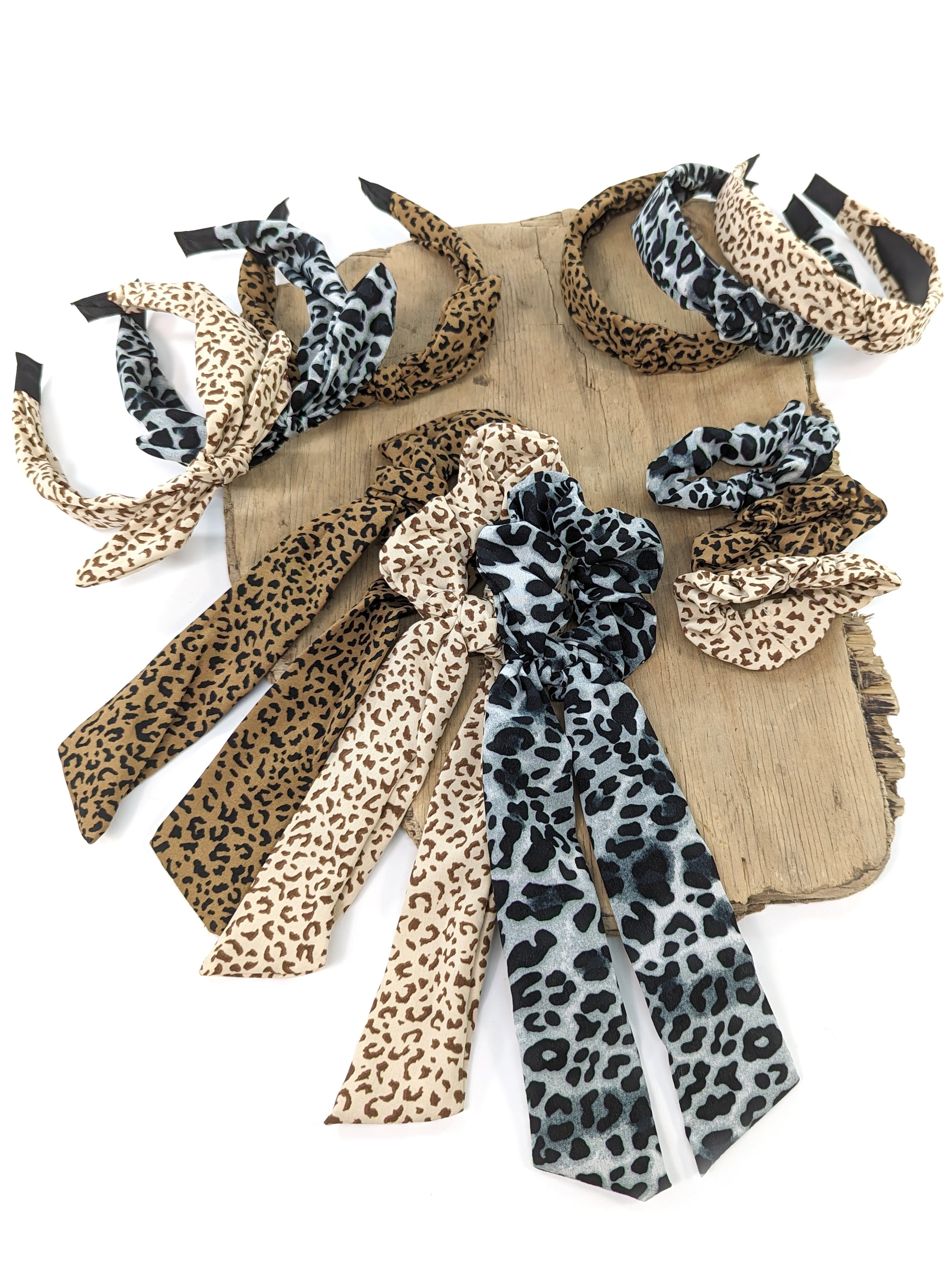 Animal Print Knot Hairband - 12 Assorted